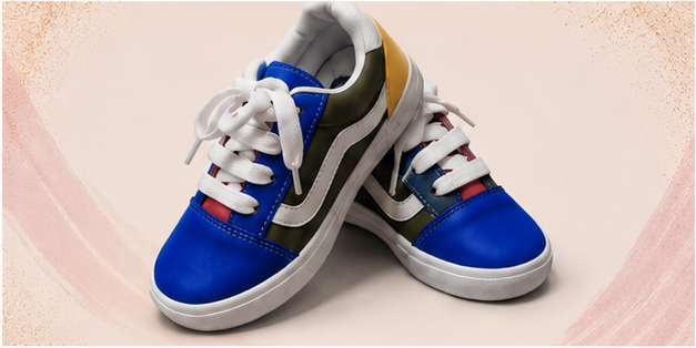 Zapatillas Urbanas Combinada Azul